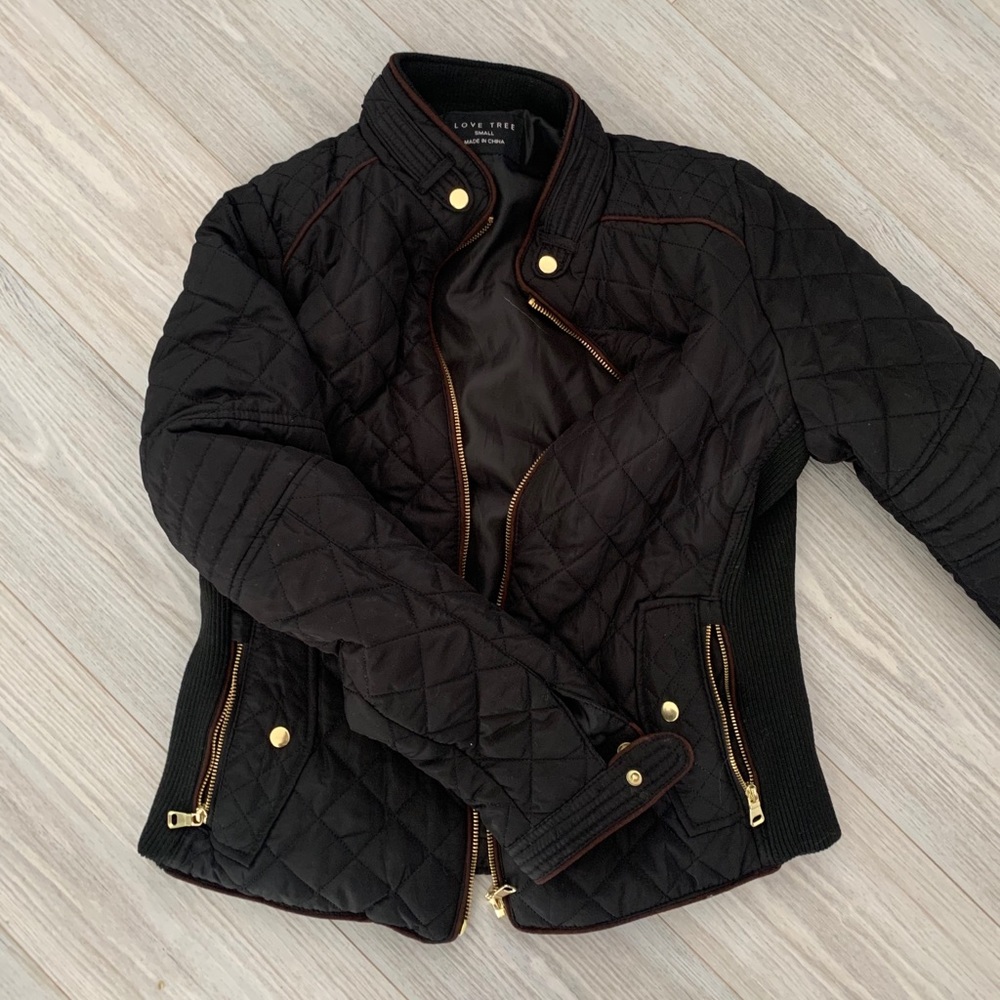 Black jacket from love tree.